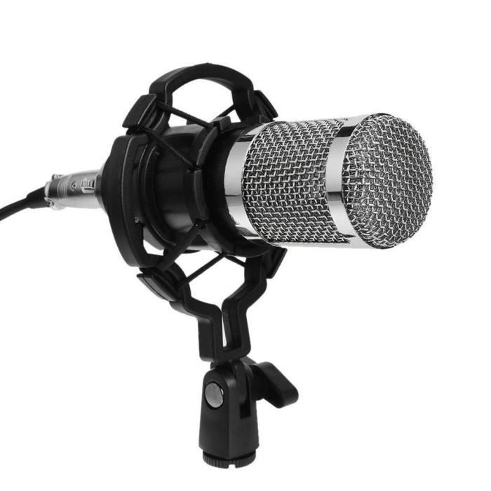 BM800 microphone à condensateur dynamique studio de son KTV chant enregistrement micro
