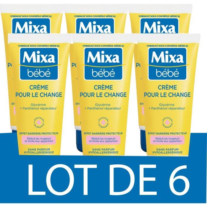 Lot de 6] MIXA BEBE Crème de change - 100 ml - Cdiscount Puériculture &  Eveil bébé