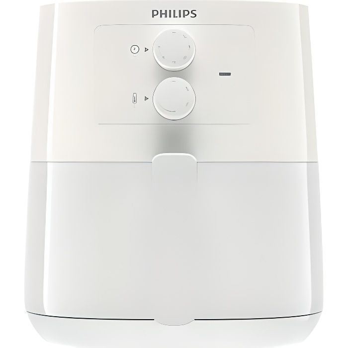 Friteuse - Philips - HD9200/10 - 90% de graisse en moins - Température variable - Blanc