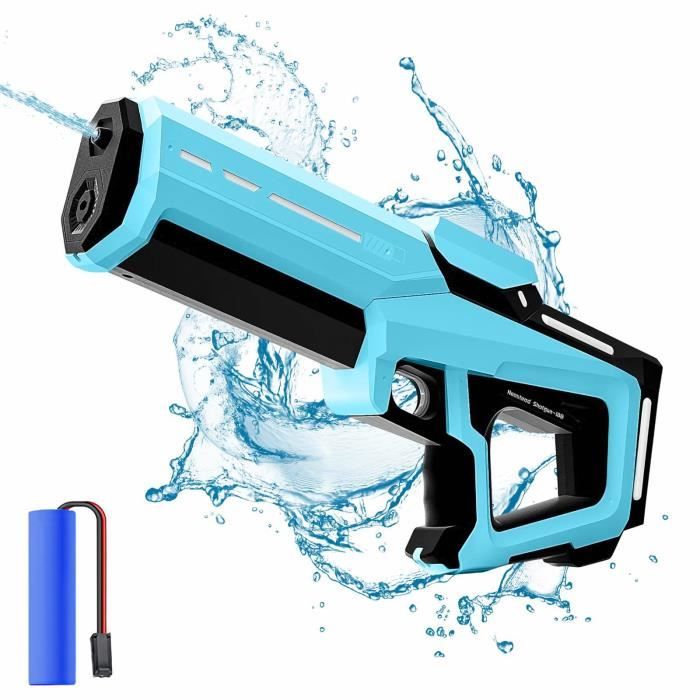 KK 2025 nouveau pistolet électrique à eau à double baril de l'usine ABS lumière rotative grand sac à dos jouet pour garçons; pistolets à eau électriques KK 2025 nouveau pistolet électrique à eau à double baril de l'usine ABS lumière rotative grand sac à dos jouet pour garçons; pistolets à eau électriques