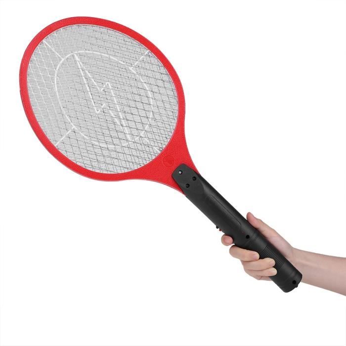 Bug Zapper Racket 2-En-1 Électrique Tapette À Insectes Zapper Piège Uv Lumière Moustique Mouche