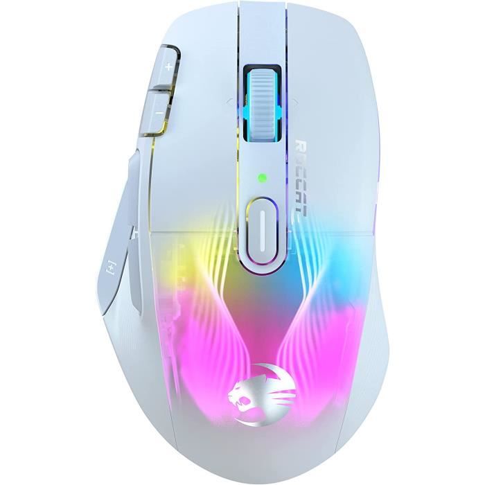Souris Gaming – Roccat – Kone XP Air – 19K DPI – 100h autonomie – Station de charge RGB