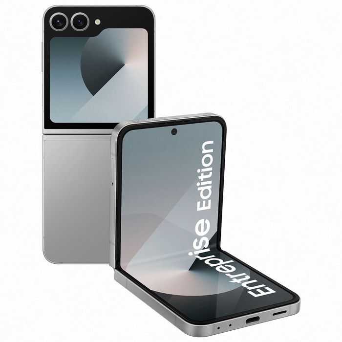 Téléphone mobile pliable - SAMSUNG - Galaxy Z Flip6 5G Gris 256Go - Écran AMOLED 67 - 256 Go - Batterie longue durée