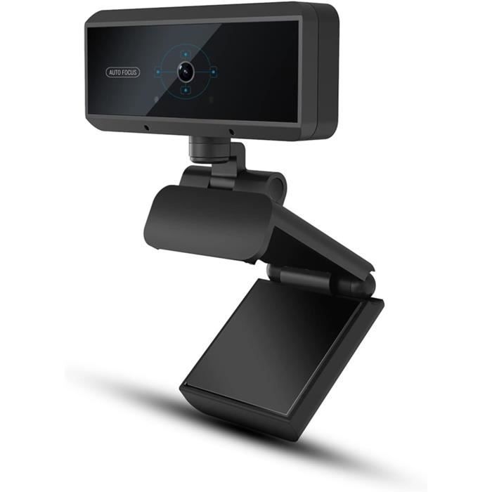 Webcam USB HD 2K Avec Micro - Plug & Play Pour Réunions, Streaming Et Appels Vidéo