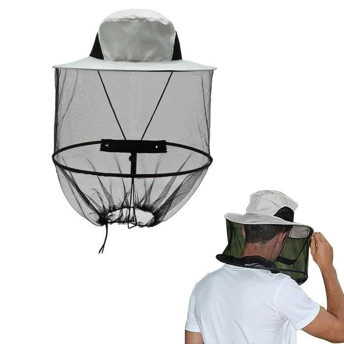 Chapeau Anti-Moustiques Avec Filet - ITYOOS | Pliable, Réglable & Protection UV | Pour Randonnée, Jardinage & Camping - 8