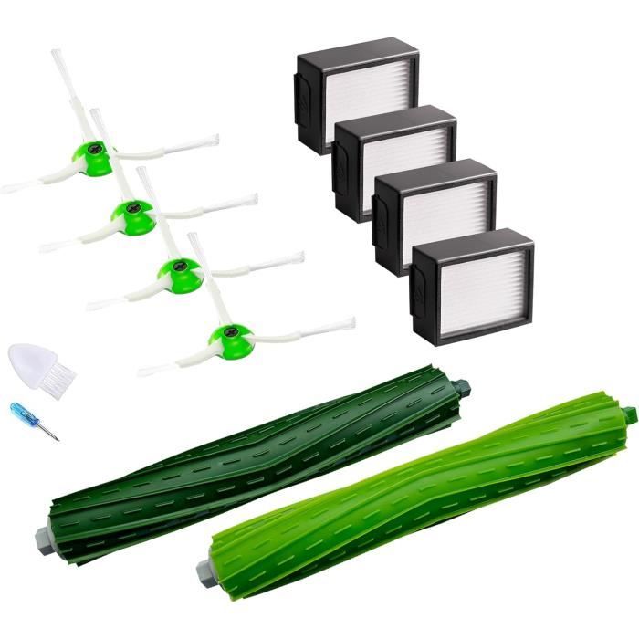 Kit Accessori Per IRobot Roomba E E I Series - 8 Filtri, 4 Spazzole, 8 Spazzole Laterali, Ruota - Foto 3