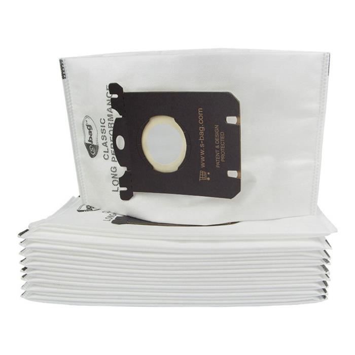Sac de poussière de sacs daspirateur de 10 morceaux pour le filtre daspirateur dElectrolux et S-BAG