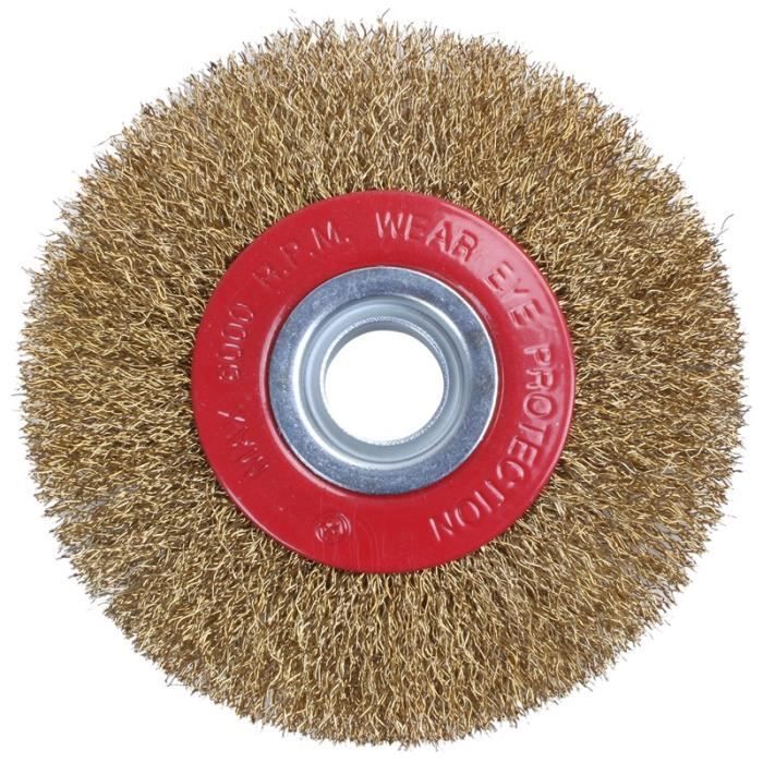 1stk 5 /" 125mm Sertis Edelstahls Brosse Métallique pour Cale à Poncer