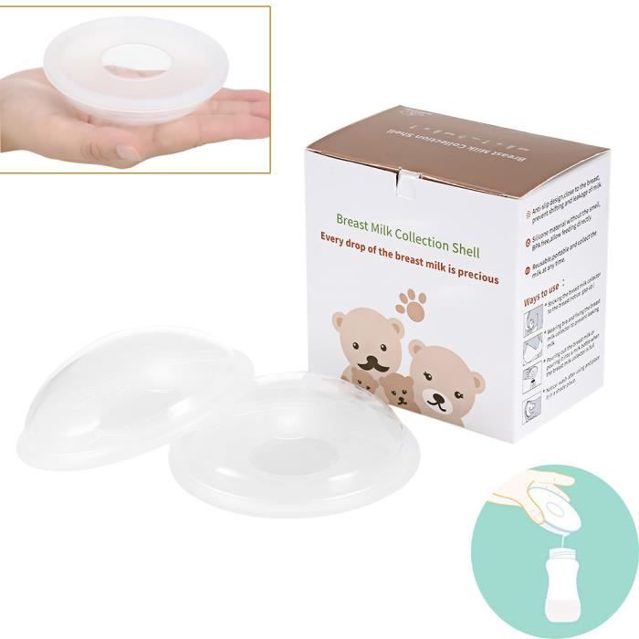 Coussinets d'allaitement en silicone souple réutilisables, collecteur de  lait maternel, prévention des fuites, économiseur de lait portable, coussin  de soins pour bébé, tasse - AliExpress