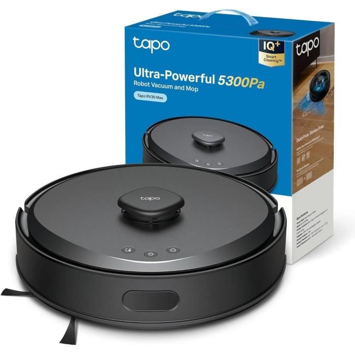 Aspirateur Robot Laveur 2 en 1 - TAPO - RV30Max - 5300Pa - Navigation LiDAR - Autonomie 150min - Tapo