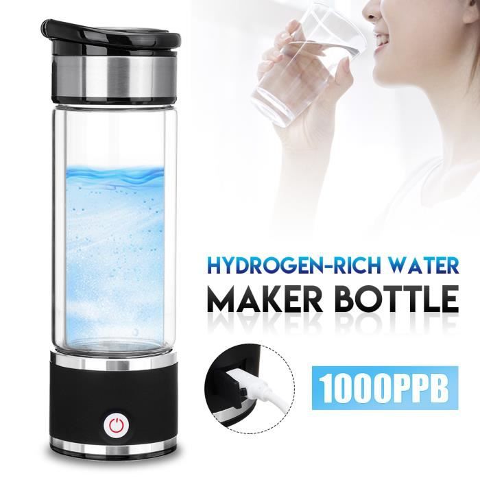 Générateur D’eau Hydrogénée IUHFSIFS 4.0 – Tasse Portable 460 Ml, Concentration 5000 Ppb, Rechargeable