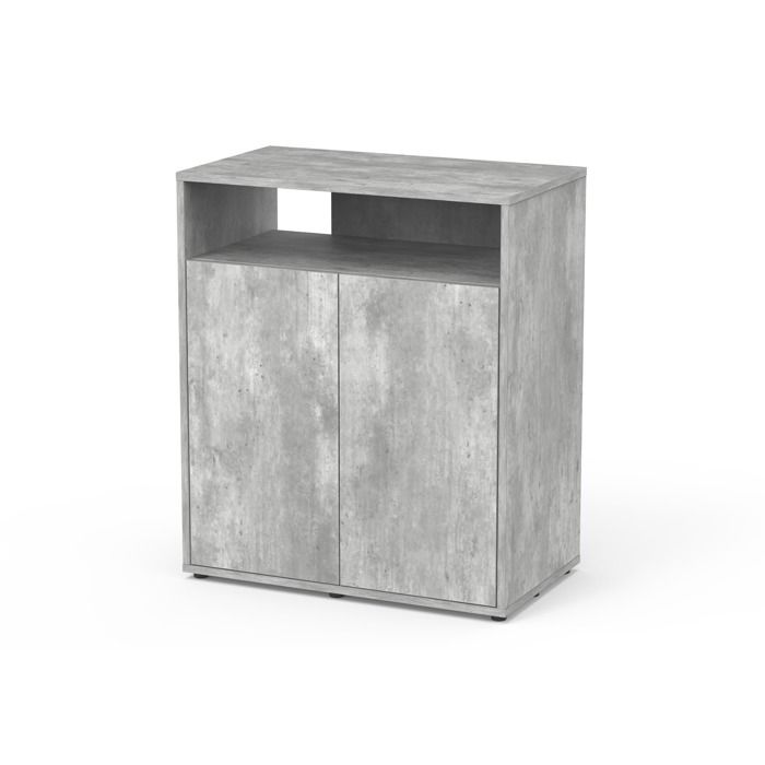 Comparer les prix de Meuble pour terrarium 68x38 - Terratlantis - Gris - Bois - Reptile - Lézard