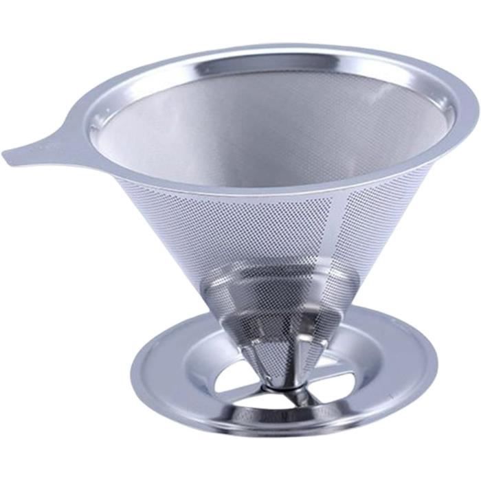 VMUTGA Filtre à Café Réutilisable 600 Mailles - Filtre Café Permanent Pour Machine à Café Et Préparation Manuelle