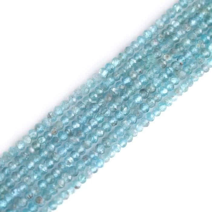 Perles En Vrac Lapis-lazuli Naturel – Rondelles 10 Mm – Lot Pour Création Bijoux