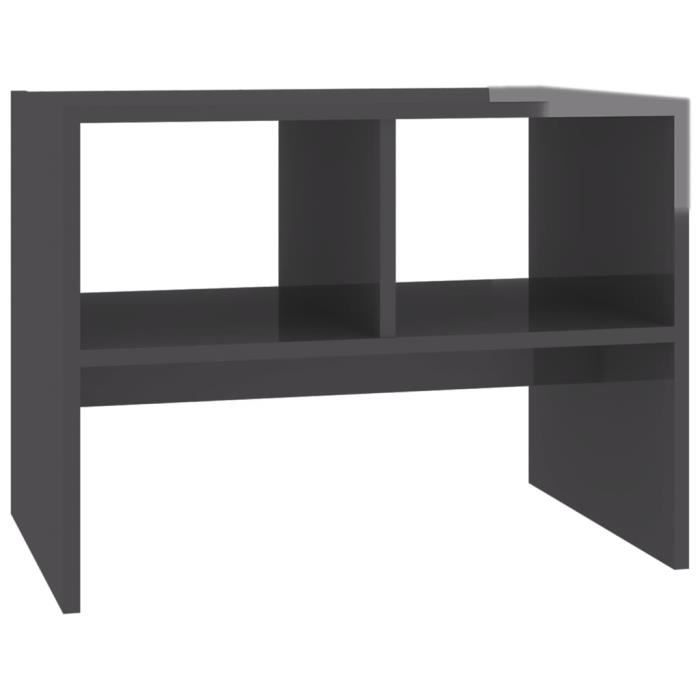 Table Basse Noelle 120cm Rectangulaire - Meuble TV Béton Avec Étagère Rangement Ouvert