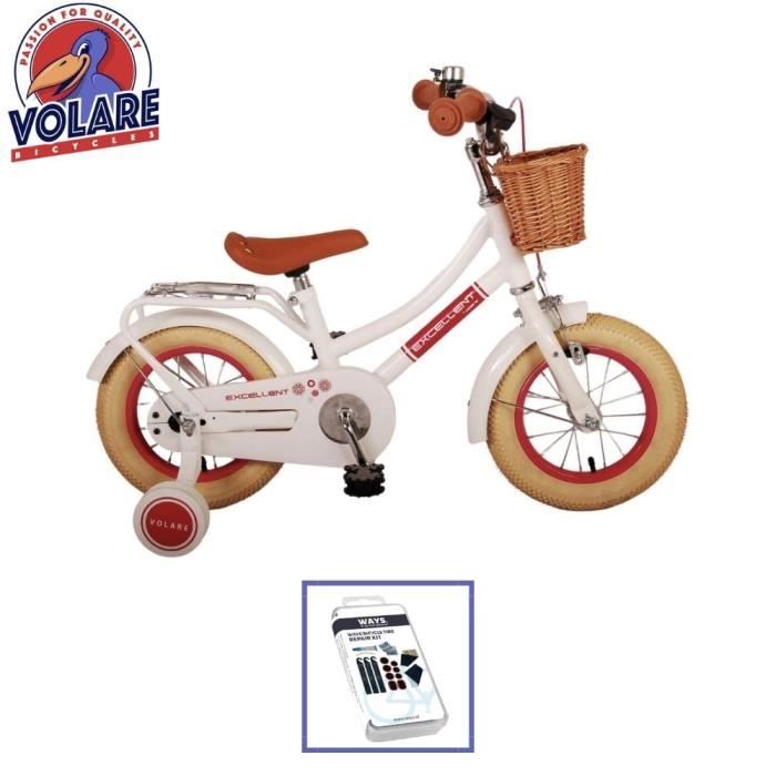 Bici Bambina Volare Lovely 24'' - Viola, 7 Velocità, Con Portabagagli E Campanello