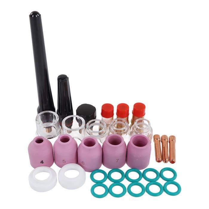 Kit De 62 Pièces Consommables Torche TIG RIVERWELD – Pour Modèles WP17, WP18, WP26, QQ300, Deutsche Bahn