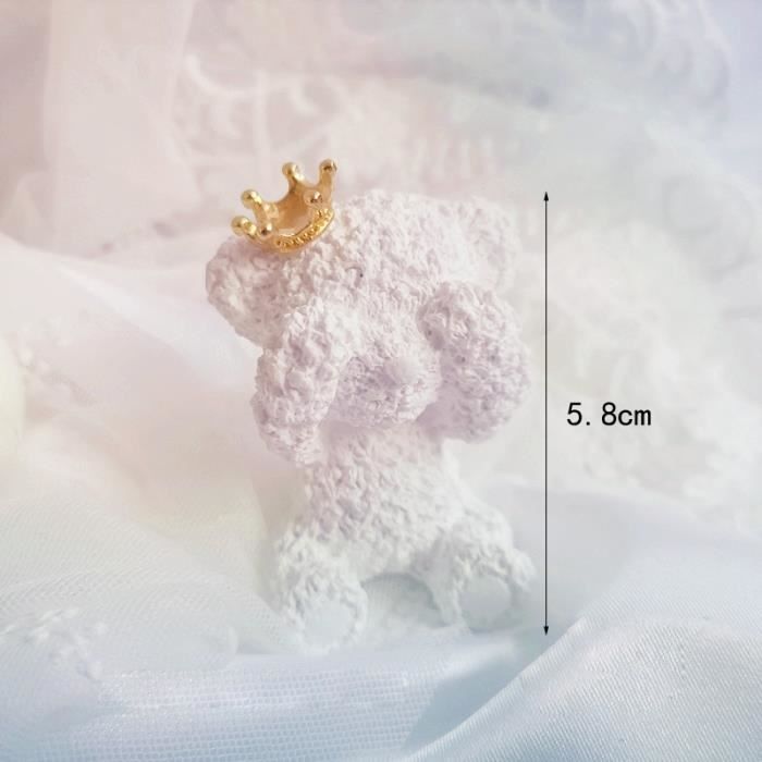 FIGURINE DECOR DE GATEAU,1Décoration de gâteau en forme de petit ours