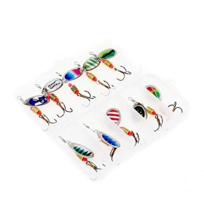 Lot De 5 Leurres Métal Dr.fish Pour Truite - Appâts à Filer 5cm