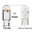 Ampoule T10 LED W5W Blanche Veilleuse 6000K-1