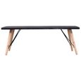 Luxe'3250Super -Table basse décor scandinave - Table de salon Table de thé Table gigogne Aspect de béton 112x60x41 cm MDF-1