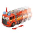 Happy Fire Truck Voiture de Pompier motorisée avec lumière et Son-1