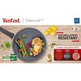 Tefal Natural On Batterie cuisine 9 p, Casseroles 16/20 cm + couv, Poeles 24/26/30 cm, Ustensiles, Antiadhesif, Thermo-Signal-1