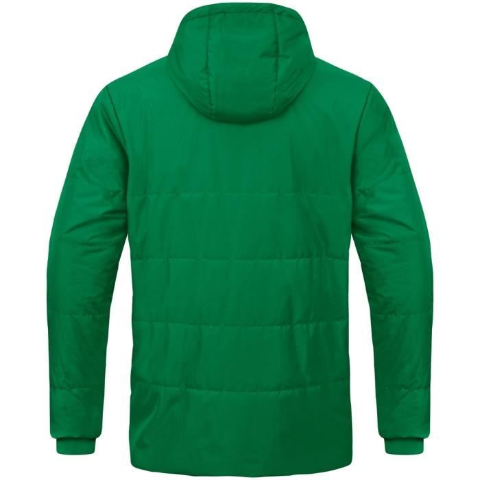 Doudoune enfant Jako Coach Team vert Impermeable Manches longues Multisport Vert Cdiscount Sport