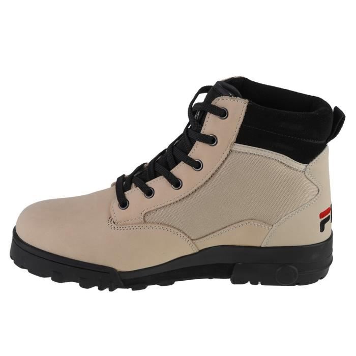 Chaussures FILA Grunge II BL Mid Beige Homme Cuir Lacets Beige Cdiscount Chaussures
