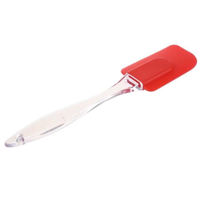 Cuillère spatule silicone (L)280 mm, rouge VOGUE