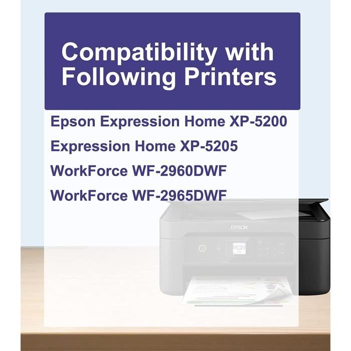 Epson 503XL - pack 4 Cartouches d'encre compatible Grande Capacité