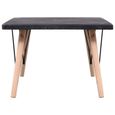 Luxe'3250Super -Table basse décor scandinave - Table de salon Table de thé Table gigogne Aspect de béton 112x60x41 cm MDF-2