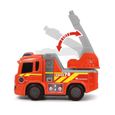 Happy Fire Truck Voiture de Pompier motorisée avec lumière et Son-2
