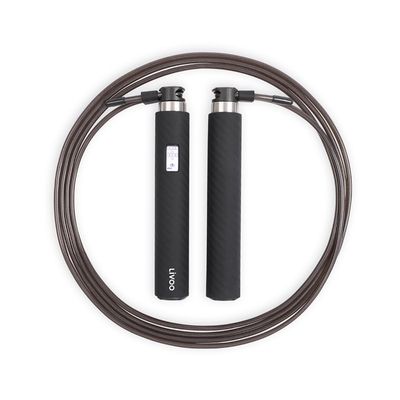 Corde à Sauter PORTENTUM Réglable 2,8 M – Poignées Antidérapantes, Rotation 360°, Sans Métal, Durable – Pour Fitness, Crossfit, Boxe, Cardio, Enfant Et Adulte