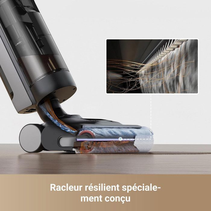 Aspirateur Laveur Balai Sans Fil 2-en-1 : Nettoie Sec Et Humide, 40 Min D'autonomie