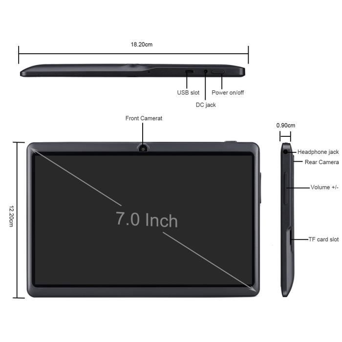 Tablette Tactile Ainol Q88 7" 1024 * 6002