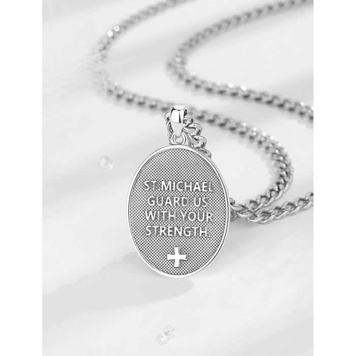 Pendentif Saint Jude (Judas Thaddée) En Or 14 Carats Deux Tons Avec Zircone Cubique - Neuf Avec étiquette