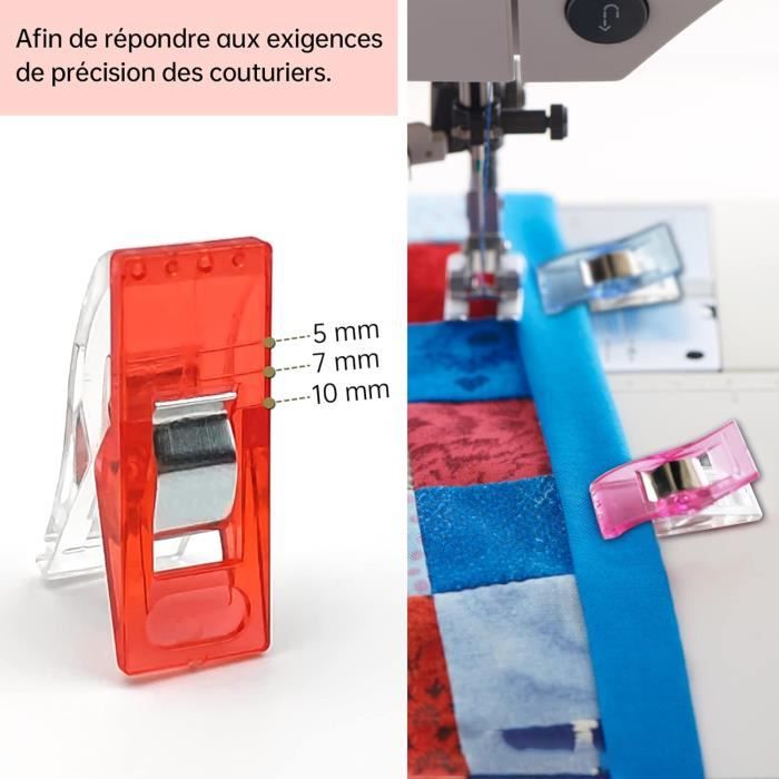Lot De Pinces De Couture En Plastique - 20 à 100 Pièces - Pour Matelassage Et DIY