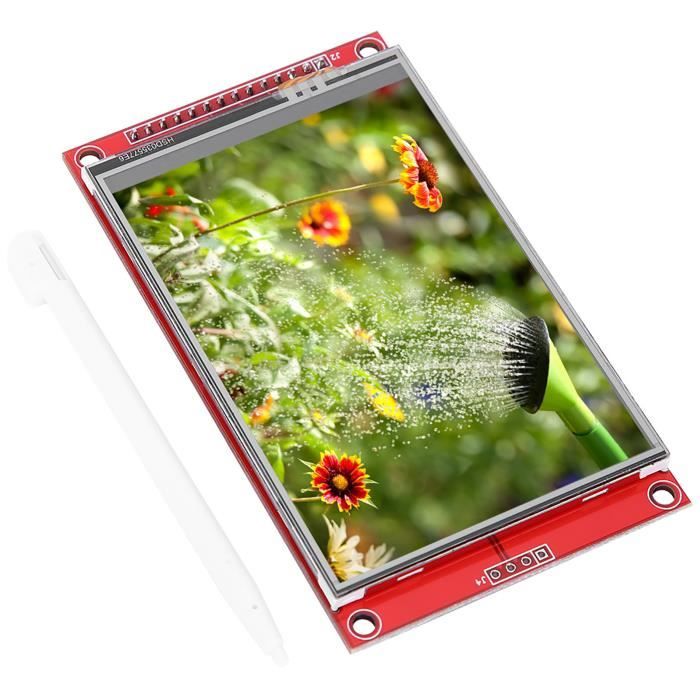 Écran LCD IPS Tactile 3,5 Pouces - Résolution 480x320, Contrôleur ST7796 - Interface SPI - Compatible ESP32, STM32, Arduino - Cpolebev