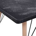 Luxe'3250Super -Table basse décor scandinave - Table de salon Table de thé Table gigogne Aspect de béton 112x60x41 cm MDF-3