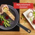 Tefal Natural On Batterie cuisine 9 p, Casseroles 16/20 cm + couv, Poeles 24/26/30 cm, Ustensiles, Antiadhesif, Thermo-Signal-3