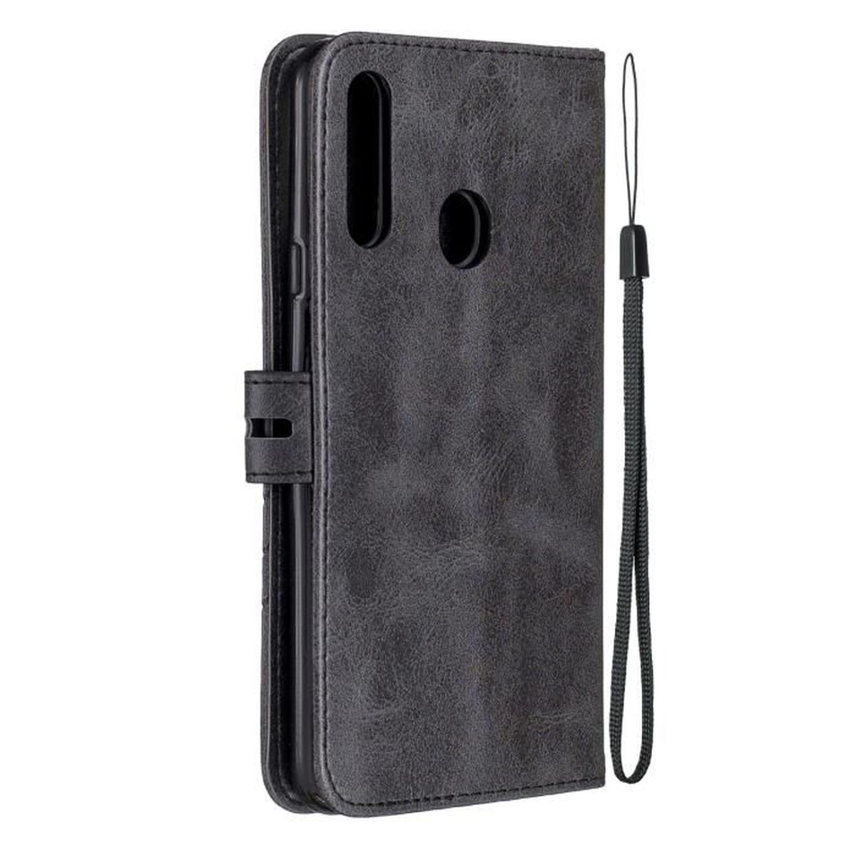 DEKT040239 Bleu Emplacements Cartes , Coque pour Galaxy A10S Protection Housse en Cuir PU Pochette, Languette Magn/étique , pour Samsung Galaxy A10S Fonction Support