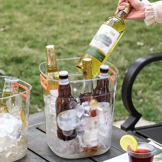 Seau à Glace Transparent Sweetness Seau à Glace Transparent 43.5cm - Pour Champagne Et Cocktails De Fête Seau A Glace Transparent Seau à Glace Transparent Sweetness Seau à Glace Transparent 43.5cm - Pour Champagne Et Cocktails De Fête Seau A Glace Transparent