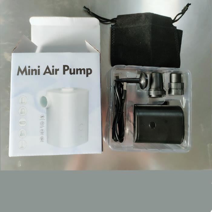 Sac de stockage sous vide Pompe à air Pompe à vide électrique multifonction  portable pour voyage à domicile 100240v noir orange