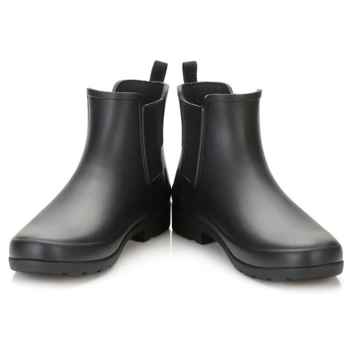 Botte Wellington courte pour femme Hunter Original Noir Refined - Main Image