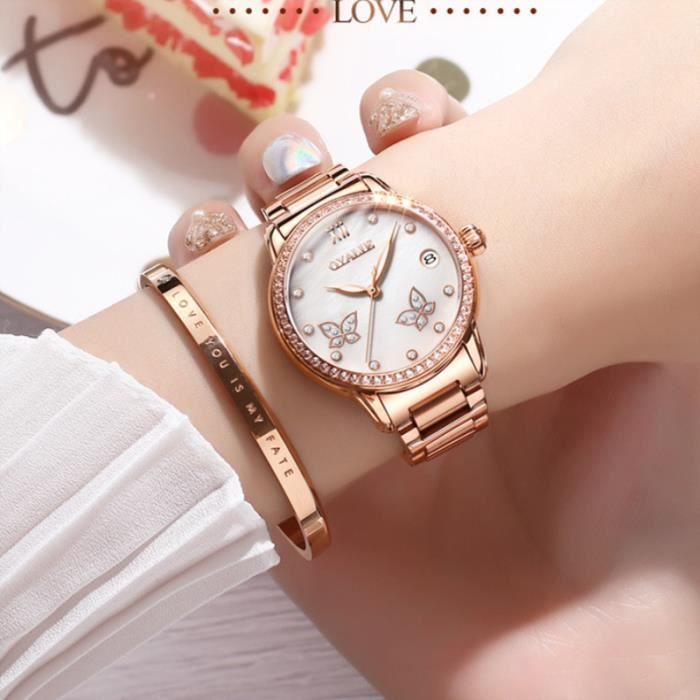 Montre best sale femme solide
