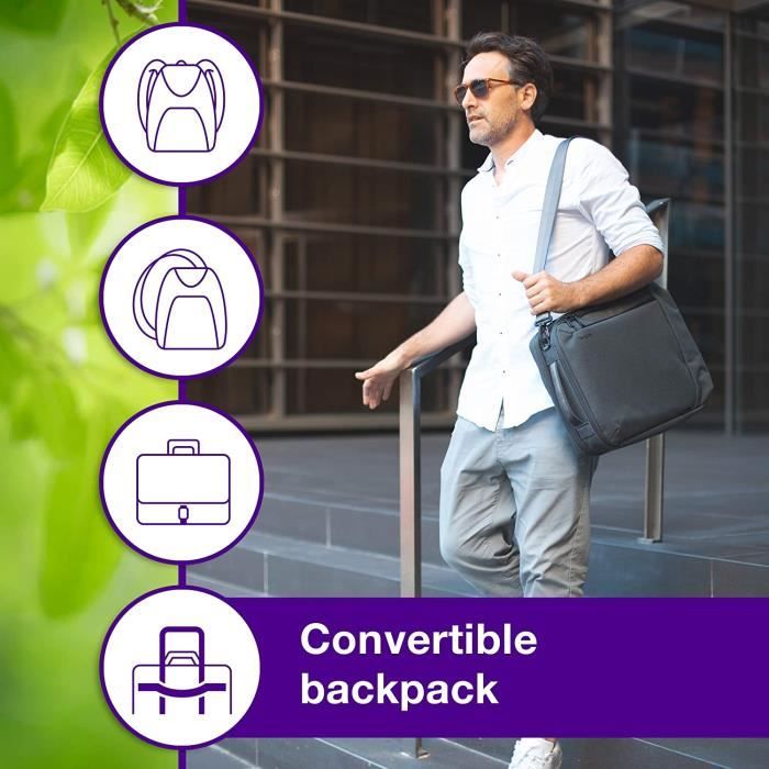 TARGUS Cypress Convertible Backpack 15.6p Grey Cdiscount