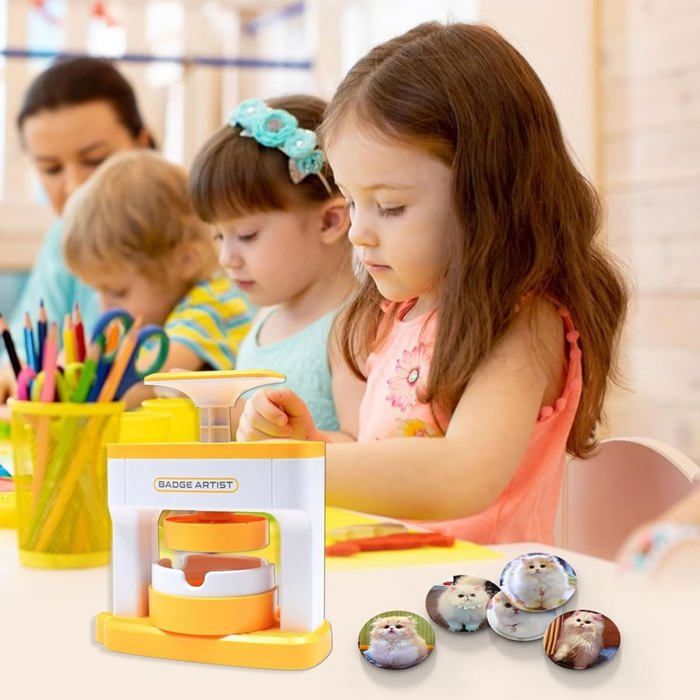 Kit De Badges à Faire Soi-même – 100 Pièces, Support Fer Et Plastique – Pour Créations, Cadeaux, événements (50mm)