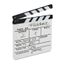 Clap De Cinéma Hollywood Relaxdays - Noir - 26x30cm - Décoration Soirée Film