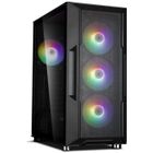 Zeus Atx Boîtier De Gaming Avec 3 Ventilateurs Argb De 120 Mm Et